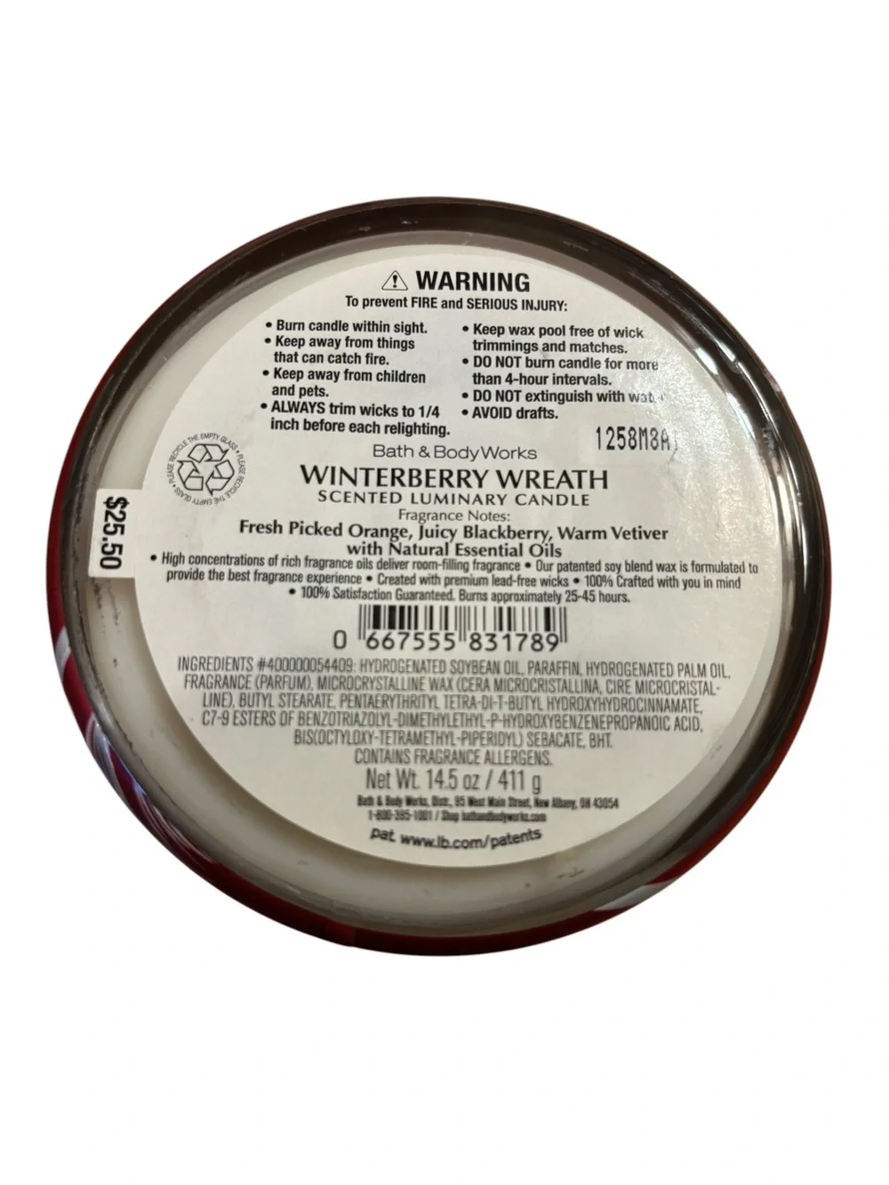 Bath & Body Works festive winterberry